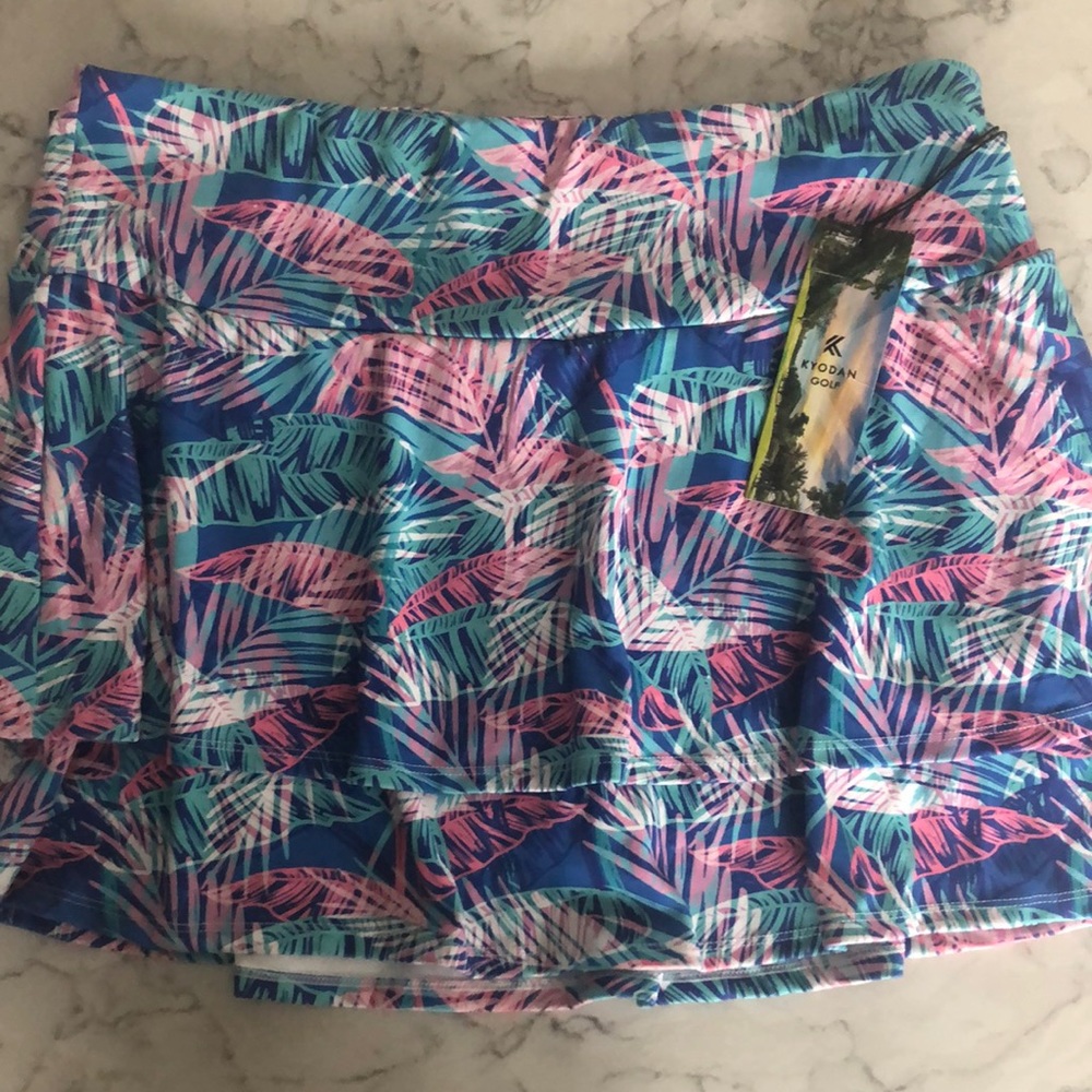 Kyodan golf tennis activewear Skort, XL, new with tags